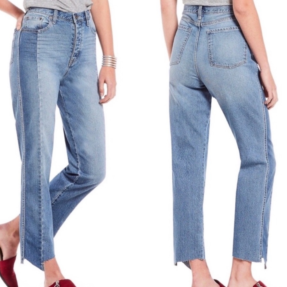 Ella Moss High Waist Straight Ankle Jeans Size 29